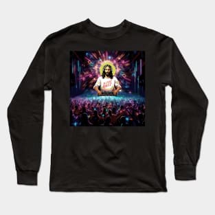 DJ Jesus Raves Music Love Long Sleeve T-Shirt